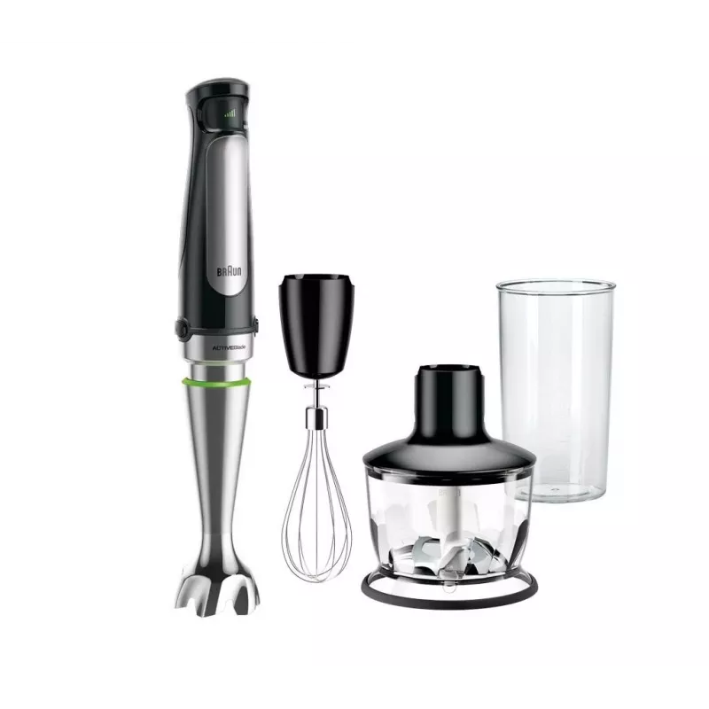 Frullatore a immersione Braun MQ 7035X 0,6 L 1000 W nero, acciaio satinato