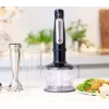 Frullatore a immersione Braun MQ 7035X 0,6 L 1000 W nero, acciaio satinato