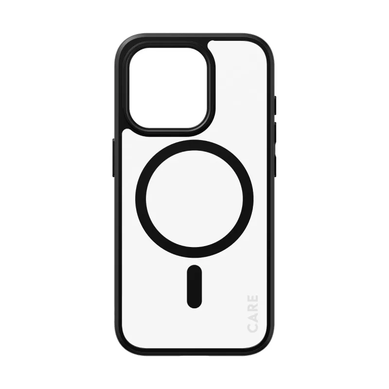 Custodia PanzerGlass CARE™ by ® Urban Combat trasparente con MagSafe nero per iPhone 15 Pro