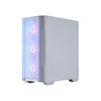Case per PC MSI MAG FORGE M100R midi tower trasparente, bianco