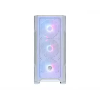 Case per PC MSI MAG FORGE M100R midi tower trasparente, bianco