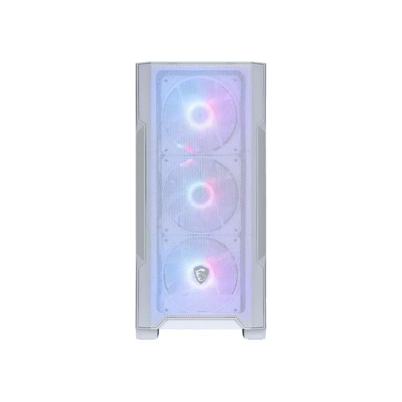 Case per PC MSI MAG FORGE M100R midi tower trasparente, bianco