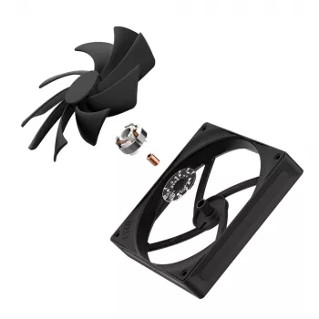 Ventola di raffreddamento NZXT F140q 140mm nero Quiet Airflow