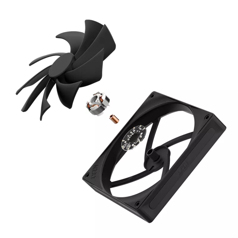 Ventola di raffreddamento NZXT F140q 140mm nero Quiet Airflow