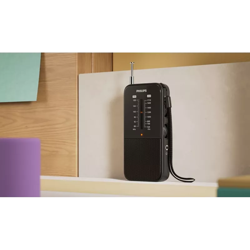 Radio portatile Philips TAR1509/00 analogica AM FM nero