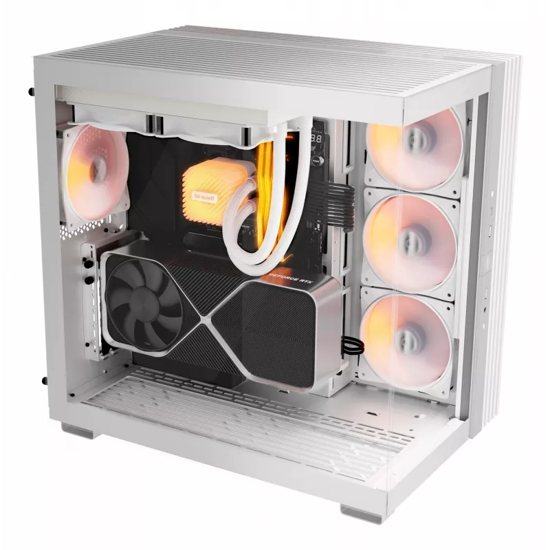 be quiet! Light Base 600 DX BGW66 case PC Midi Tower, ATX/micro-ATX/Mini-ITX, pannello laterale in vetro temperato, ARGB, USB-C, bianco