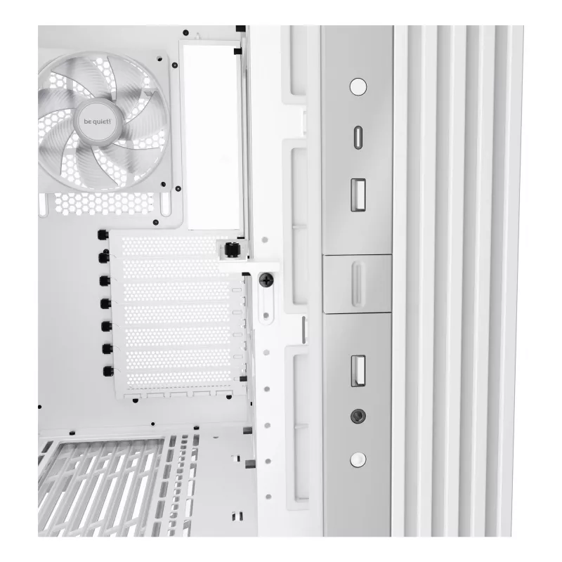 be quiet! Light Base 600 DX BGW66 case PC Midi Tower, ATX/micro-ATX/Mini-ITX, pannello laterale in vetro temperato, ARGB, USB-C, bianco