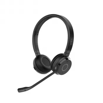 Jabra Evolve 65 TE - Link390a MS Stereo, con filo e wireless, 20 - 20000 Hz, Ufficio/Call center, 106,3 g, cuffia, Nero