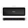 CLUB3D CSV-1583 Dock per laptop/replicatore di porte Con filo Thunderbolt 4 Nero