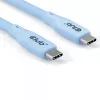 Cavo USB-C CLUB3D blu, 2 m, USB-C, USB-C, USB4 Gen 2x2, 20 Gbit/s, blu