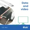 Cavo USB-C CLUB3D CAC-3001 2m USB4 Gen 3x2 bianco