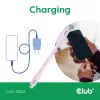 Cavo USB-C CLUB3D CAC-3002 2m USB4 Gen 3x2 rosa