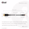 Cavo USB Type-C su DisplayPort 2.1, Club 3D CAC-1559, bidirezionale, certificato VESA DP80, 1 m