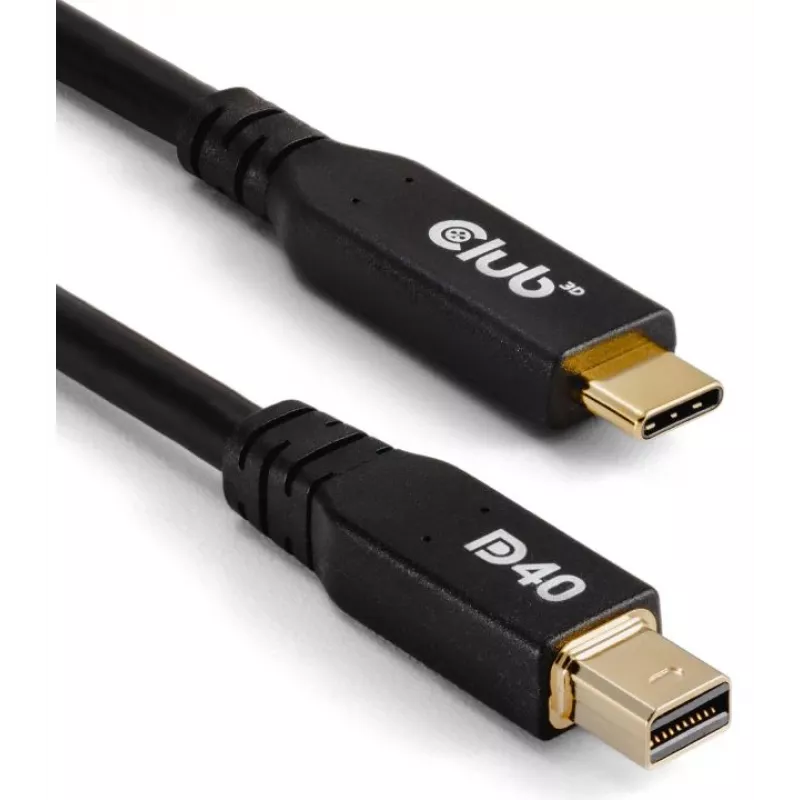 Cavo DisplayPort CLUB3D CAC-1561 2 m Mini DisplayPort USB Type-C nero