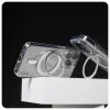 PanzerGlass CARE™ by ® Case trasparente con kickstand argento e MagSafe iPhone 16 Pro Max