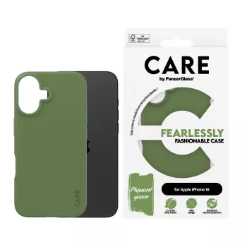 PanzerGlass CARE™ by ® custodia verde iPhone 16