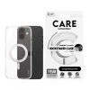 PanzerGlass CARE™ by ® custodia trasparente con kickstand argento e MagSafe iPhone 16 Plus