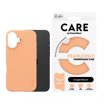 Custodia PanzerGlass CARE by custodia alla moda Peachy iPhone 16 trasparente