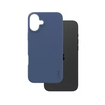 Cover PanzerGlass CARE by custodia moda blu iPhone 16 Plus
