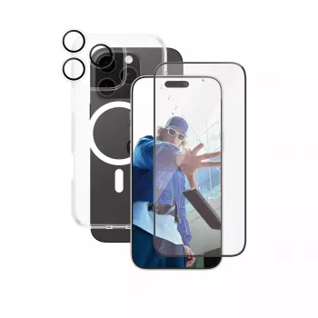 PanzerGlass ® | CARE by ® bundle Flagship 3-in-1 iPhone 16 Pro Max