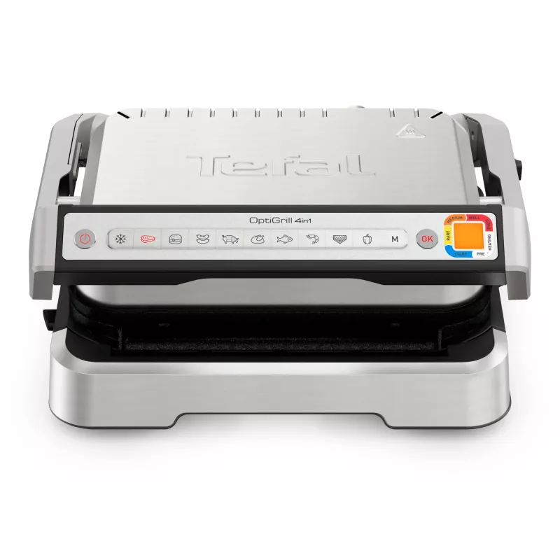 Griglia di contatto Tefal OptiGrill 4in1 GC774D30 nero argento rettangolare