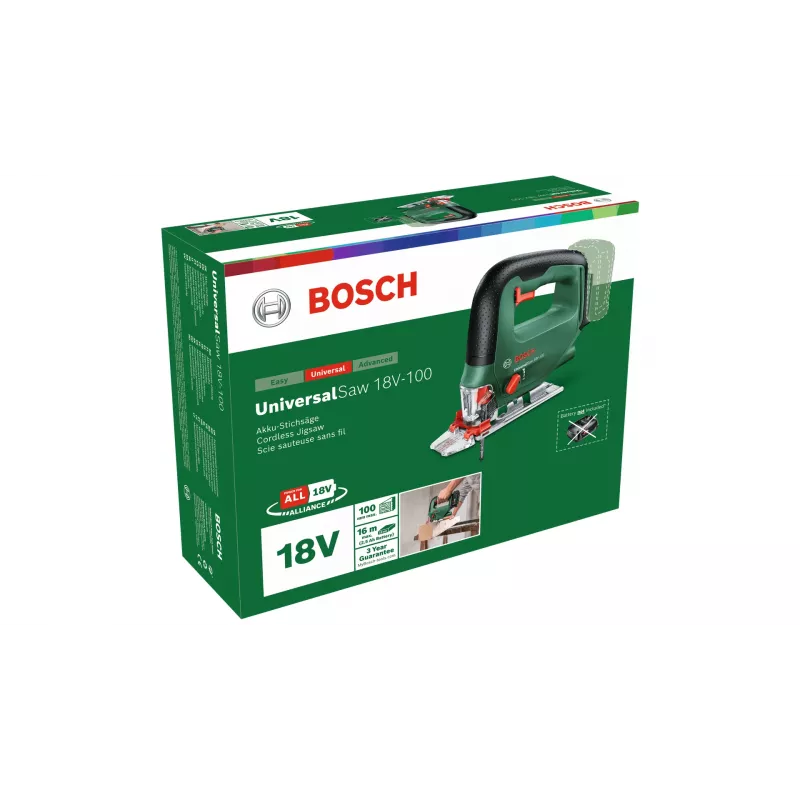 Bosch Universal Saw 18V-100 seghetto alternativo 2600 cpm 2 kg