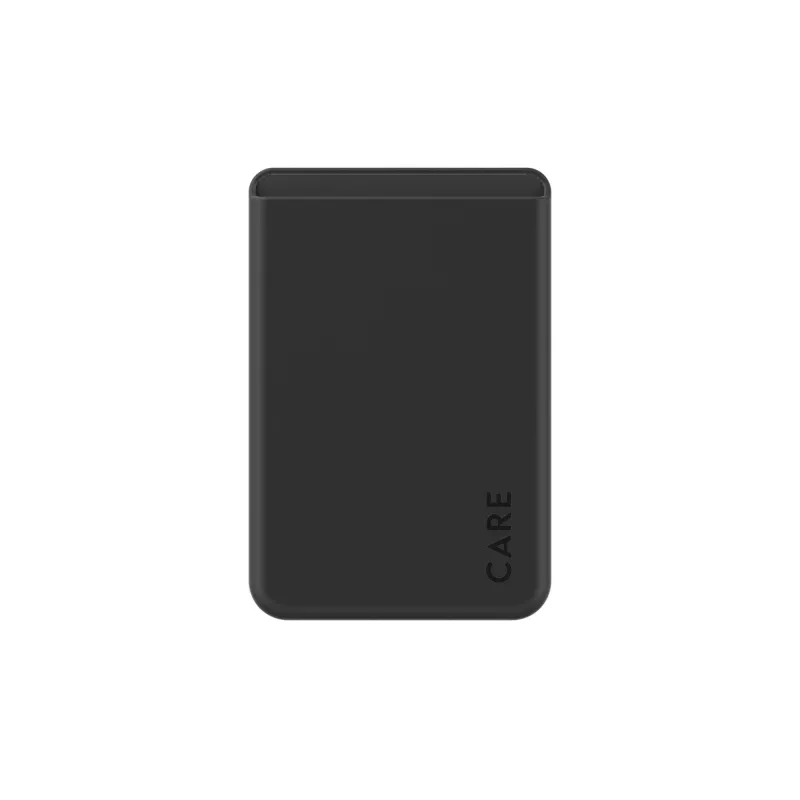 Cover PanzerGlass CARE by Fashionable Card Holder nero iPhone trasparente