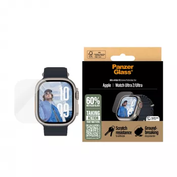 Pellicola protettiva per display PanzerGlass ® Apple Watch Ultra 3 | Ultra 2 | Ultra | 49mm