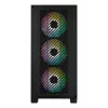 Case Cooler Master Elite 301 ARGB Mini Tower, nero, con finestra, 3x ventole ARGB da 120 mm
