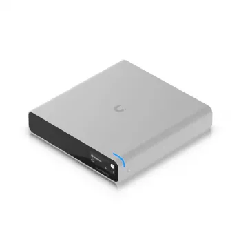 Gateway/controller di rete UBIQUITI CloudKey+ UCK-G2-SSD con SSD da 1 TB, 3 GB RAM, display OLED, PoE, Gigabit Ethernet