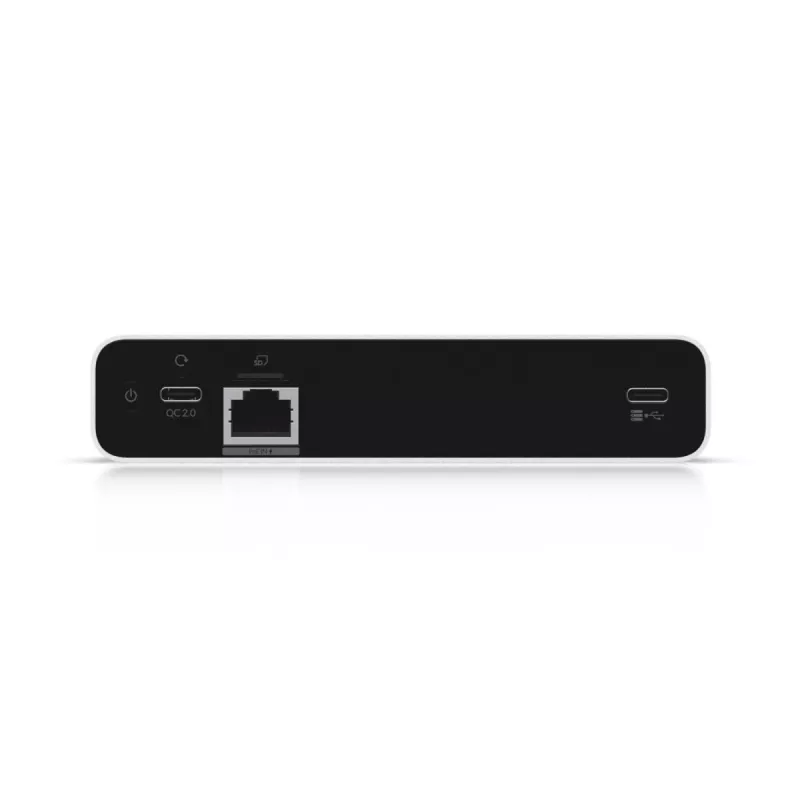 Gateway/controller di rete UBIQUITI CloudKey+ UCK-G2-SSD con SSD da 1 TB, 3 GB RAM, display OLED, PoE, Gigabit Ethernet