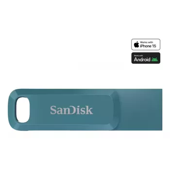 WESTERN DIGITAL SanDisk Ultra Dual Drive Go – 512 GB chiavetta USB – USB-C / USB-A – Navagio Bay