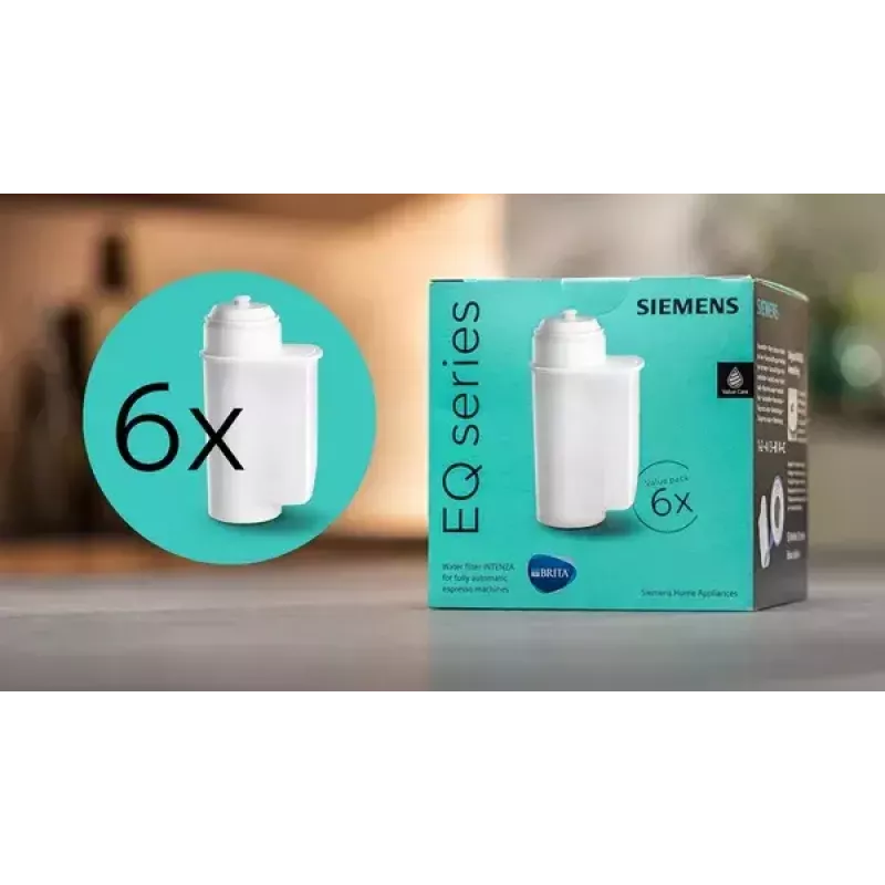 Filtro per acqua Siemens TZ70063A compatibilità serie EQ 6 pezzi