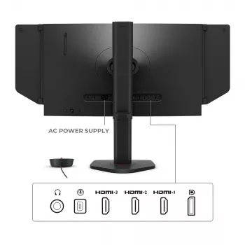Monitor per computer ZOWIE XL2566X+ 62,2 cm (24,5 pollici) 1920 x 1080 Pixel Full HD nero