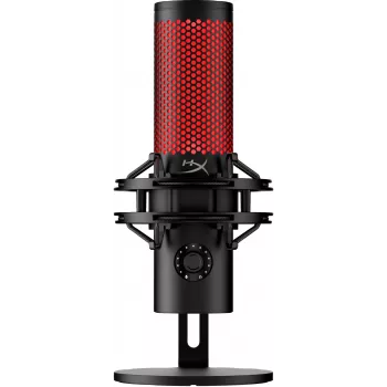 HyperX QuadCast 2 - Microfono USB (nero), microfono per podcast, -7,5 dB, 20 – 20000 Hz, 0,05 %, 32 Ω, 24 bit