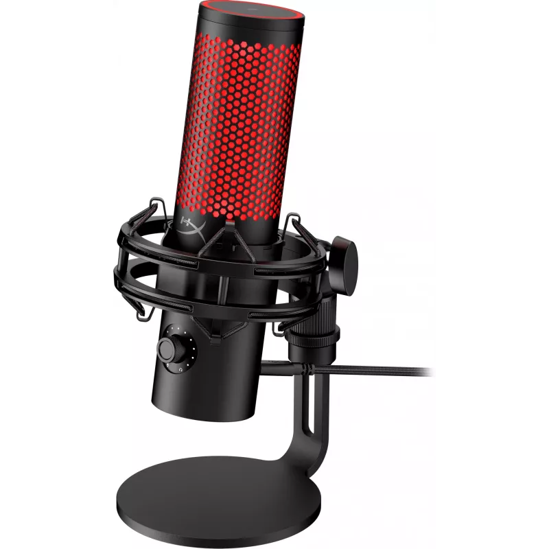 HyperX QuadCast 2 - Microfono USB (nero), microfono per podcast, -7,5 dB, 20 – 20000 Hz, 0,05 %, 32 Ω, 24 bit