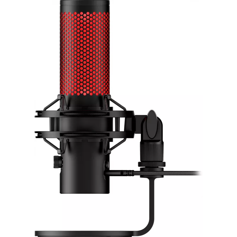 HyperX QuadCast 2 - Microfono USB (nero), microfono per podcast, -7,5 dB, 20 – 20000 Hz, 0,05 %, 32 Ω, 24 bit