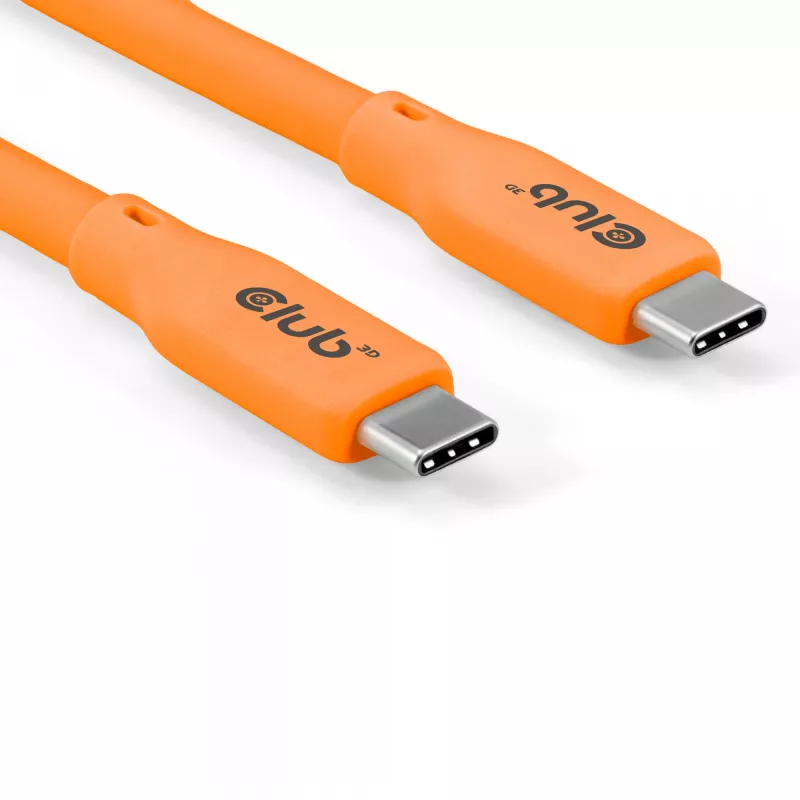 CLUB3D cavo / adattatore cavo USB USB4 Gen 2x2 2 m USB-C arancione