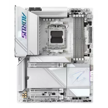 Scheda madre GIGABYTE X870E AORUS PRO ICE — AMD X870E, socket AM5, ATX, DDR5, 4×DIMM, Wi‑Fi 7, LAN 2.5Gb