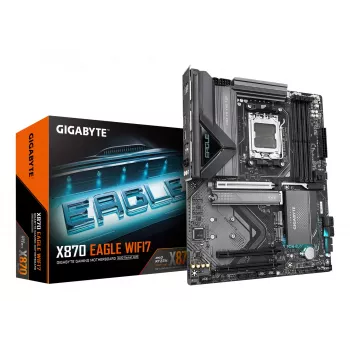 Scheda madre GIGABYTE X870 EAGLE WIFI7 ATX, chipset AMD X870, socket AM5, DDR5, 4x DIMM, Wi‑Fi 7, LAN 2,5Gb