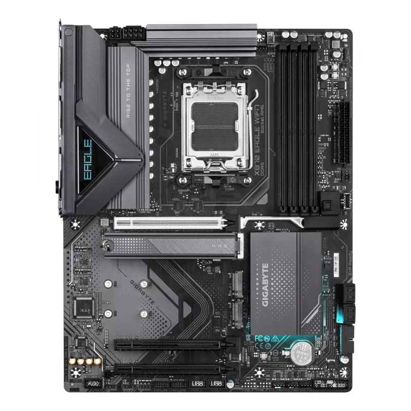 Scheda madre GIGABYTE X870 EAGLE WIFI7 ATX, chipset AMD X870, socket AM5, DDR5, 4x DIMM, Wi‑Fi 7, LAN 2,5Gb