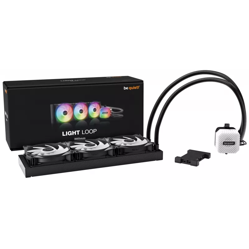 Dissipatore a liquido all-in-one per processore be quiet LIGHT LOOP 360mm nero 12 cm 1 pezzo