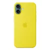 Custodia in silicone Apple iPhone 16 Plus MagSafe gialla