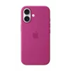 Apple Silicone Case compatibile MagSafe iPhone 16 fucsia