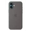 Apple Silicone Case compatibile MagSafe iPhone 16 Plus Stone grigio