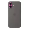 Apple Silicone Case compatibile MagSafe iPhone 16 Plus Stone grigio