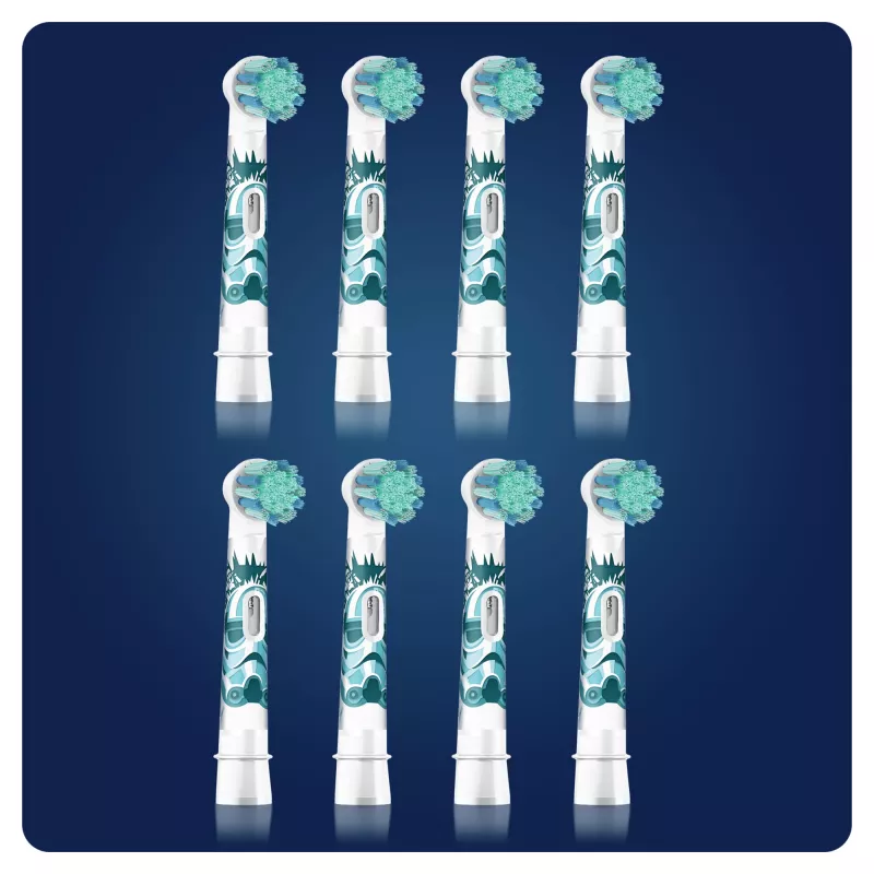 Oral-B Kids 81748450 testina spazzolino 8 pz. multicolore