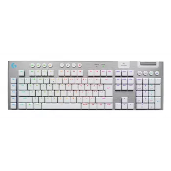 Logitech G G915 X LIGHTSPEED tastiera gaming USB RF Wireless Bluetooth QWERTY US International bianca