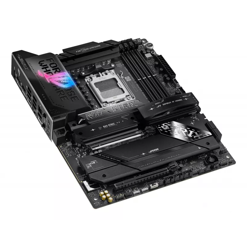 Scheda madre ASUS ROG STRIX X870E-E GAMING WIFI ATX, AMD X870E, Socket AM5, DDR5, 4 DIMM, Wi‑Fi 7, Bluetooth 5.4, 5Gb LAN