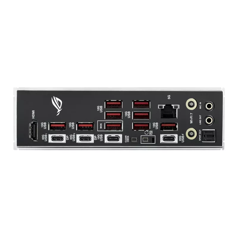 Scheda madre ASUS ROG STRIX X870E-E GAMING WIFI ATX, AMD X870E, Socket AM5, DDR5, 4 DIMM, Wi‑Fi 7, Bluetooth 5.4, 5Gb LAN